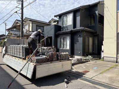 外部足場撤去を♪