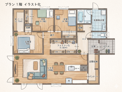 お出かけ・帰宅がスムーズな家