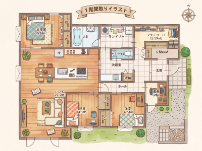 ご家族の『毎日の当たり前』がとってもラクになる家
