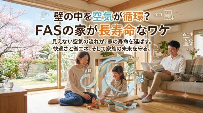 壁の中を空気が循環？FASの家が長寿命なワケ