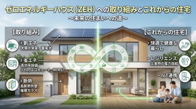 ゼロエネルギーハウス（ZEH）への取り組みとこれからの住宅