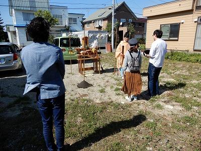 江別市野幌と北３７条にて地鎮祭