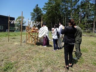 地鎮祭２件でした