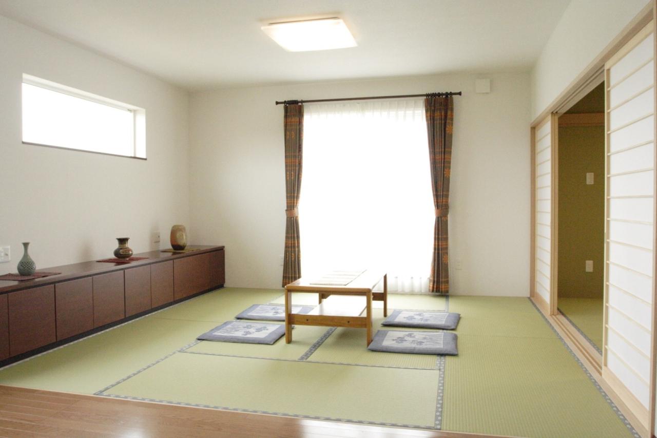 平屋づくりの和風間取りの住まい。