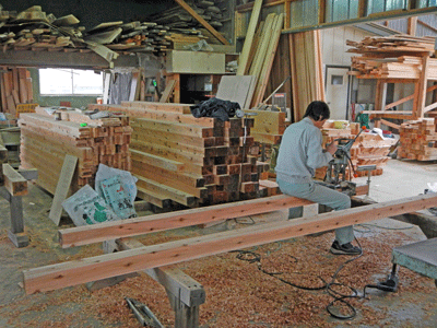 ファースの家建築中