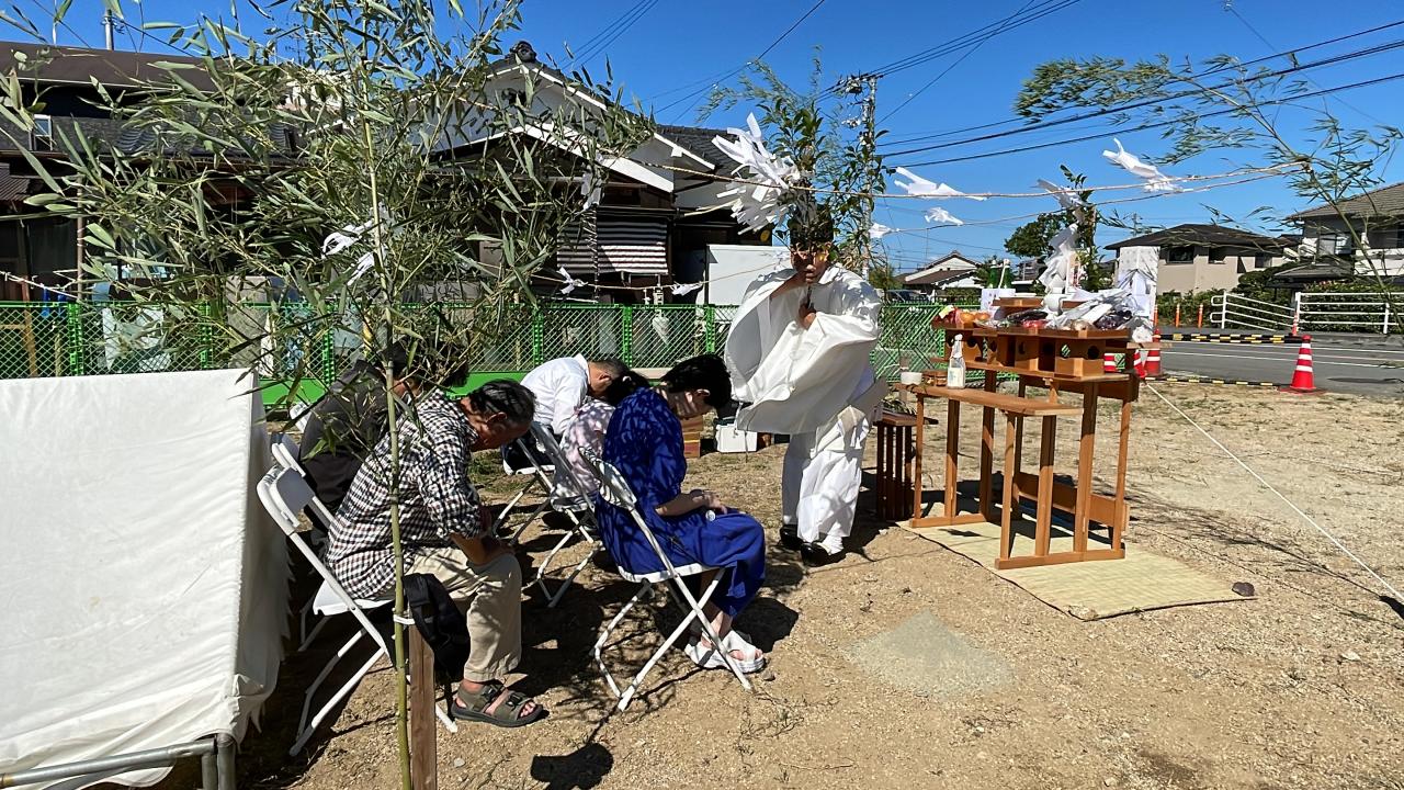 『神式』の地鎮祭