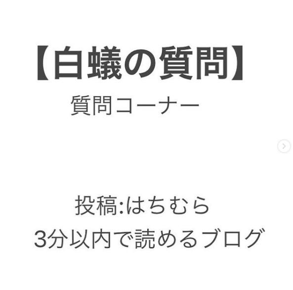 【インスタ▶白蟻の質問】