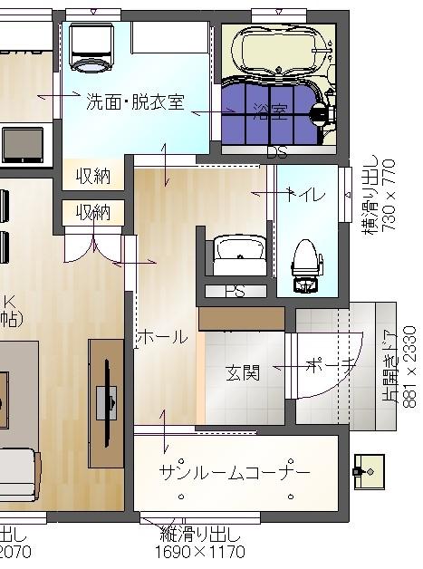 今日は「玄関に入って、すぐ洗面に行ける間取りは便利！」についてのお話です。