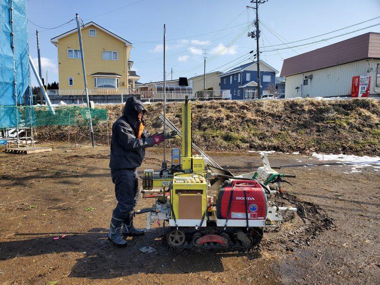 今日は「本日、五戸町にて建築予定のＳ様邸の地盤調査を行いました！」についてのお話です。