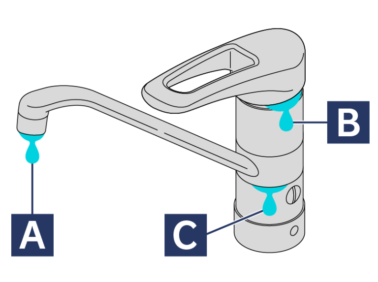 今日は「混合水栓から水が漏れる場合の対応方法」についてのお話です。