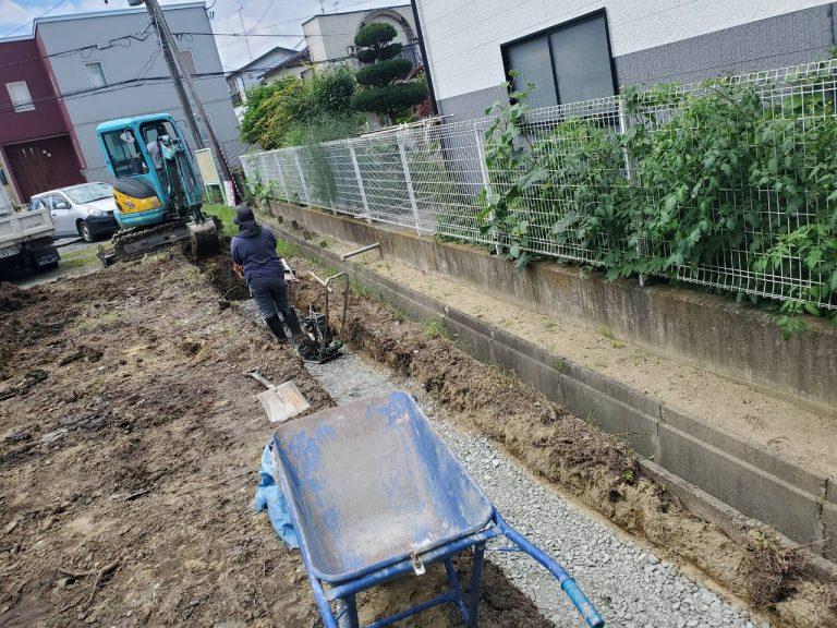 今日は「吹上にて着工しているK様邸ですが土留め工事が進んでいます！」についてのお話です。