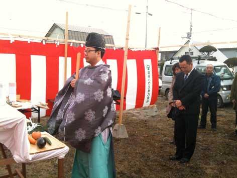 ファースのいえの地鎮祭 in とかち帯広