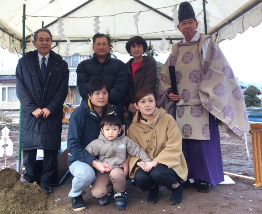 今年最後の地鎮祭