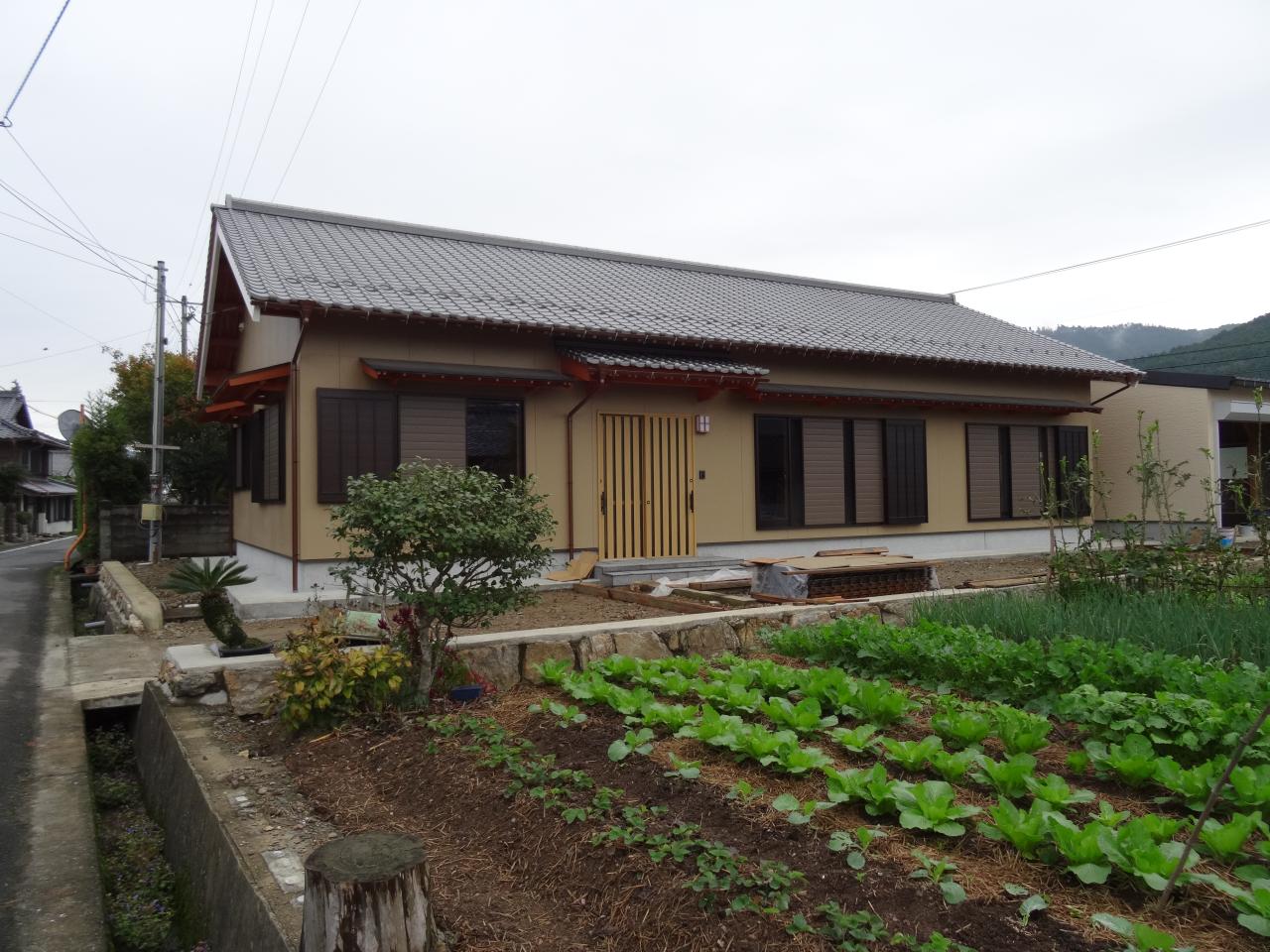 桧の香り漂う平屋の家。。FASの家