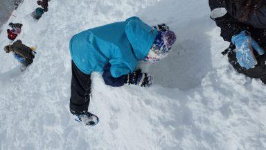 久々の雪遊び